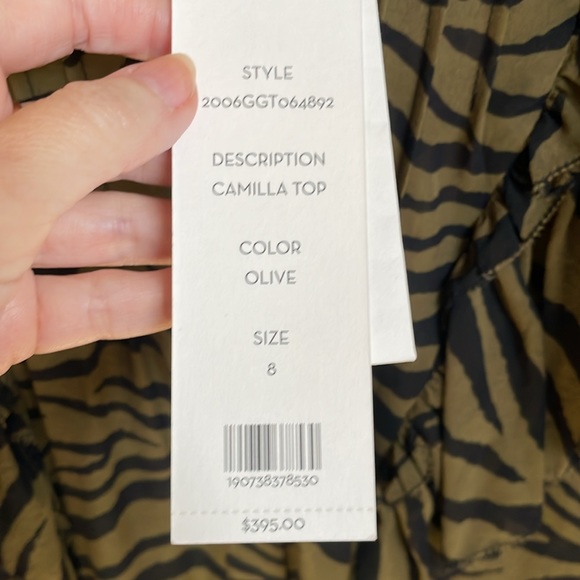 Veronica Beard blouse,size 8 NWTs - Picture 3 of 9